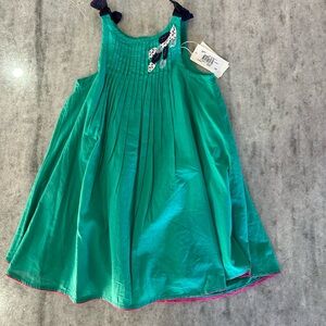 Catimini Celadon Sleeveless Dress Size4